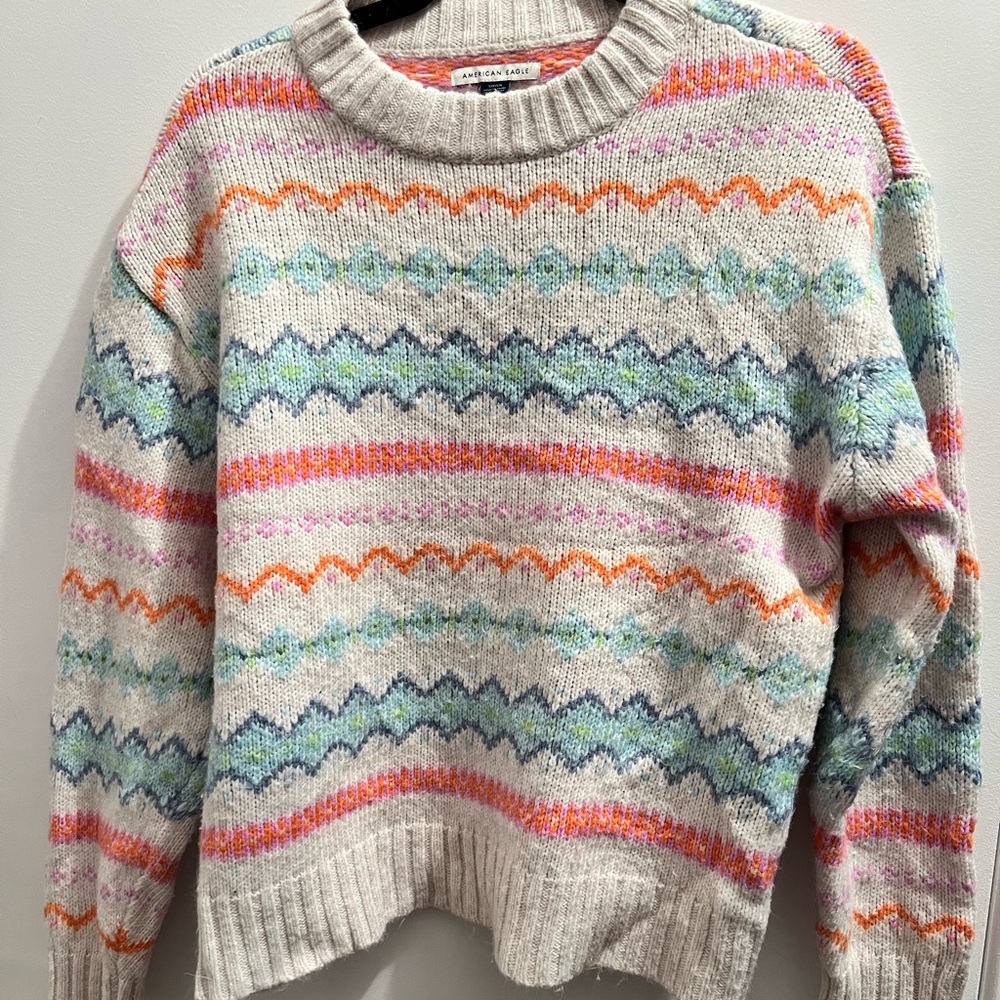 American Eagle Outfitters Multicolor Striped Sweater